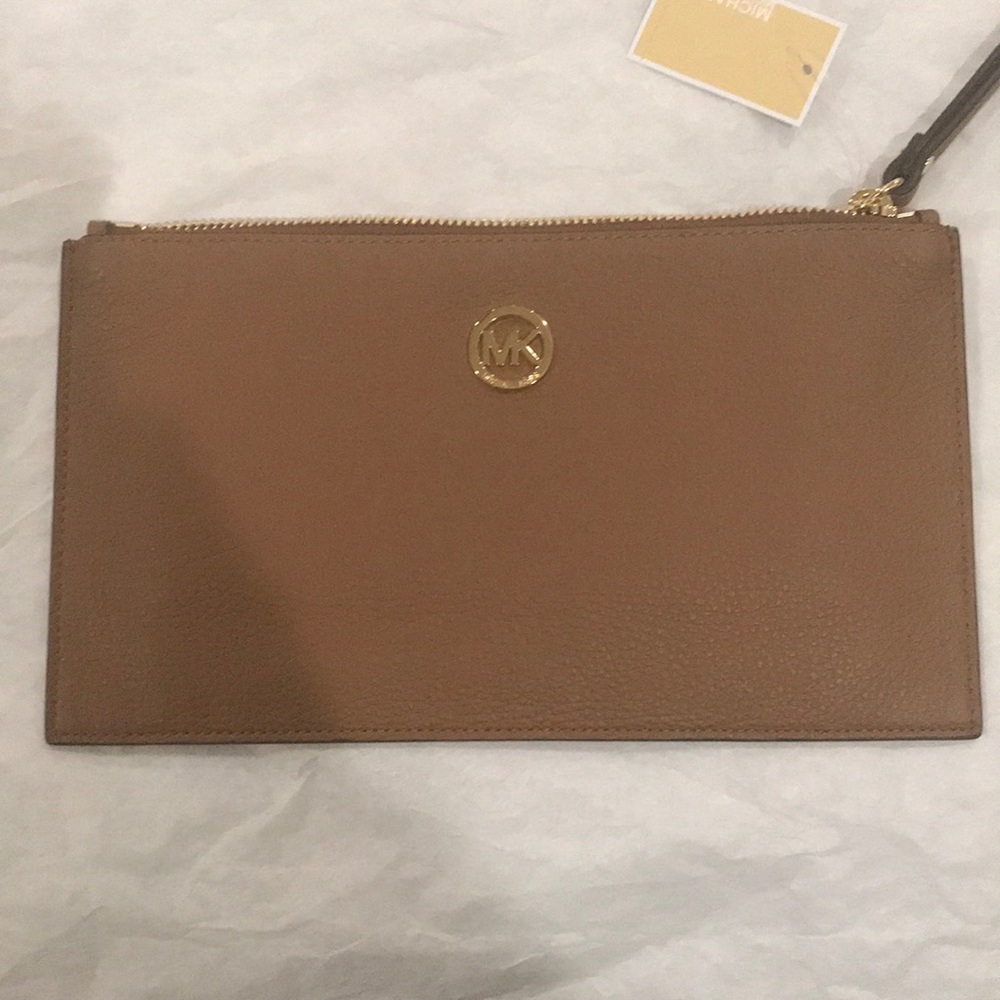 Michael Kors Leather Clutch - Picture 3 of 5